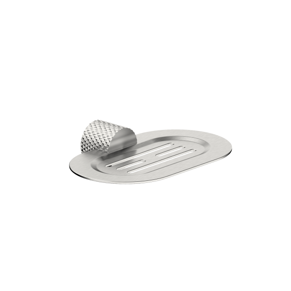 Nero Opal Soap Dish Holder Brushed Nickel | The Blue Space
