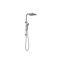 Nero Celia/Bianca Shower Set Square Head Gun Metal | The Blue Space