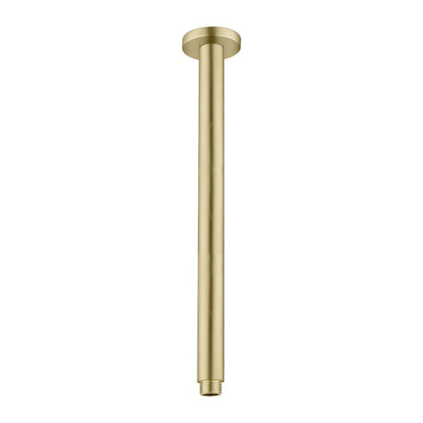 Nero Round Ceiling Arm 300mm Brushed Gold