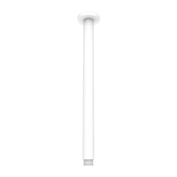 Nero Round Ceiling Arm 300mm Matte White