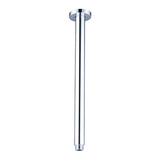 Nero Round Ceiling Arm 300mm Chrome | The Blue Space