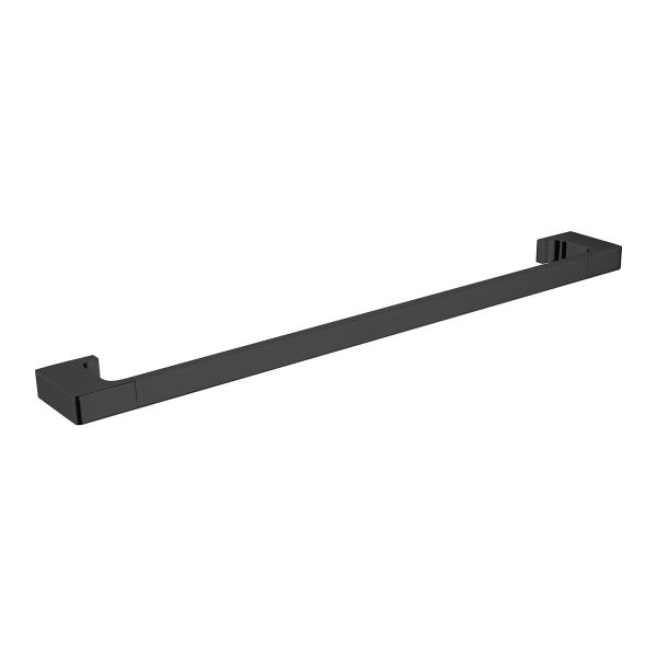 Nero Pearl/Vitra Single Towel Rail Matte Black | The Blue Space
