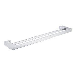 Nero Pearl/Vitra Double Towel Rail Chrome