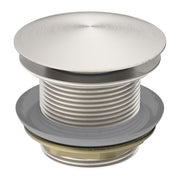 Nero 40mm Bath Pop-Up Plug With Removable Waste No Overflow Brushed Nickel