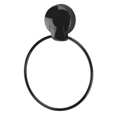 Naleon Ultraloc Towel Ring Black in finish | Naleon bathroom accessories online at The Blue Space