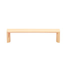 Lane Half Round Square Handle 96mm Brushed Brass online at The Blue Space