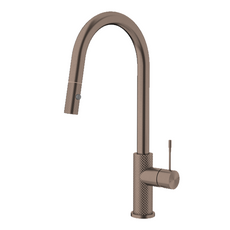 Nero Opal Pull Out Sink Mixer Brushed Bronze | The Blue Space
