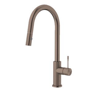 Nero Opal Pull Out Sink Mixer Brushed Bronze