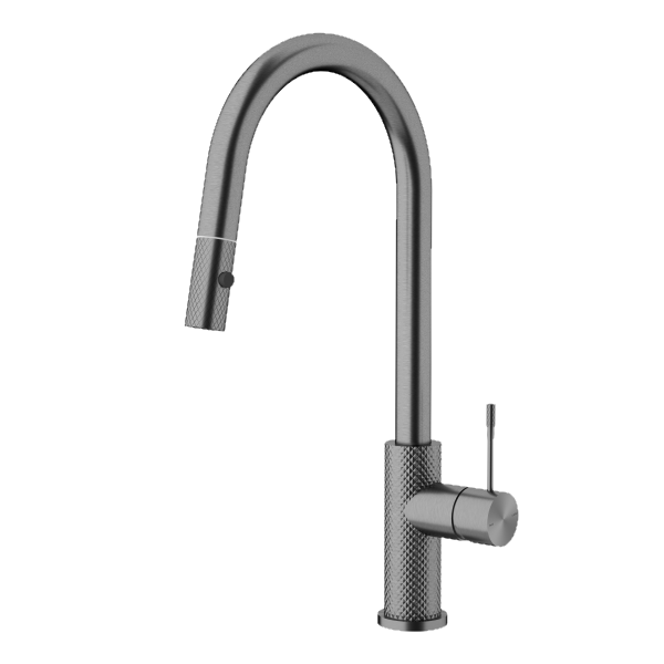 Nero Opal Pull Out Sink Mixer Graphite