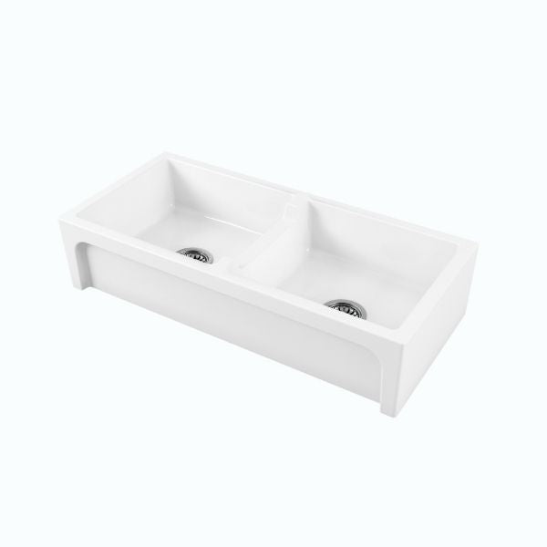 Turner Hastings Patri Original 100 x 47 Fine Fireclay Single Bowl Kitchen Sink - Cut Out Face - The Blue Space