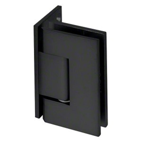 Perth Wall to Glass Offset Shower Screen Hinge Matte Black