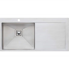 Oliveri Pro Series single bowl topmount sink R/H drainer 1TH - The Blue Space