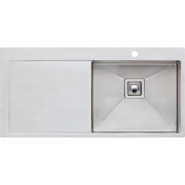 Oliveri Pro Series single bowl topmount sink drainer 1TH