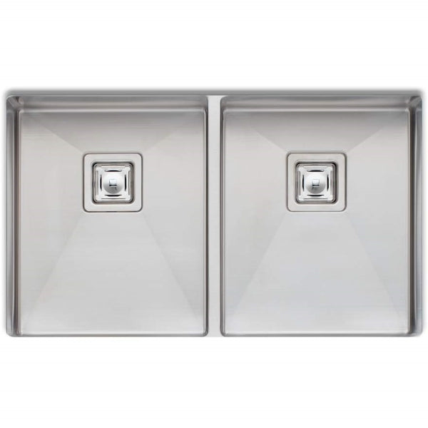 Oliveri Pro Series double bowl undermount sink NTH