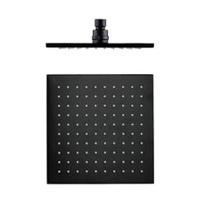 Nero Square Shower Head 250mm Matte Black | The Blue Space