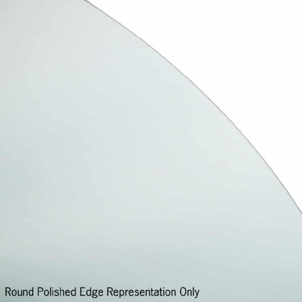 Thermogroup Round Polished Edge Mirror 500mm - 900mm | The Blue Space