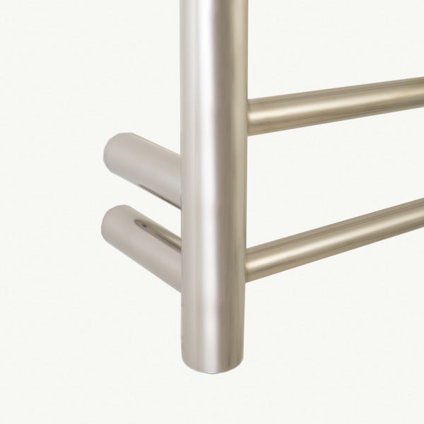 Radiant Round 7 Bar Heated Towel Ladder 900w x 750h - Polished SS