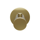 Phoenix Radii Robe Hook Round Plate Brushed Gold 3D Model - The Blue Space