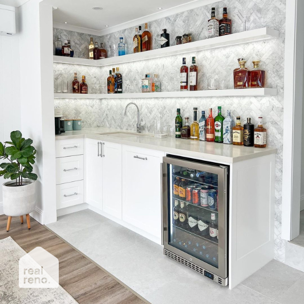 Phoenix Nostalgia Sink Mixer 220mm Gooseneck- Chrome/White - The Blue Space Real Reno