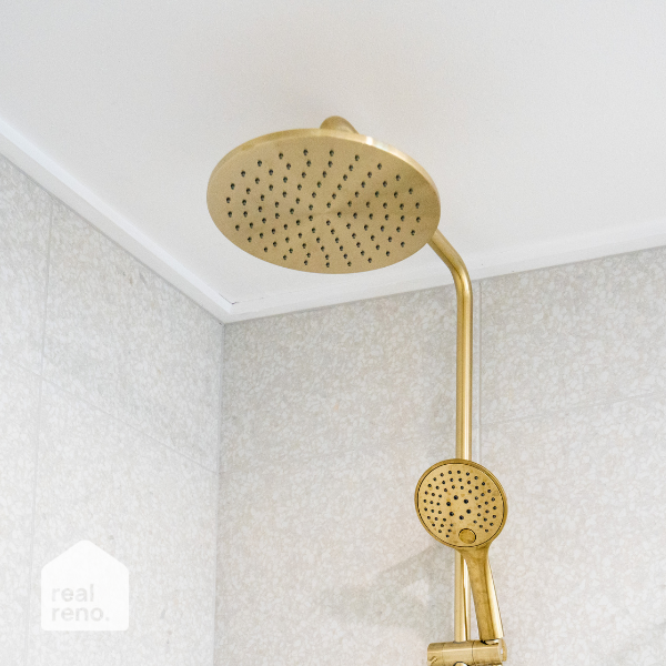 Nero Dolce/Mecca Shower Set Brushed Gold | The Blue Space Real Reno