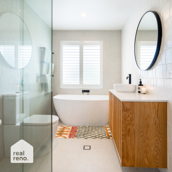 Radiant Tile Insert Square Floor Waste - Matte Black | The Blue Space Real Reno