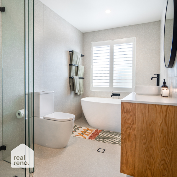 Phoenix Vivid Slimline Vessel Mixer Curved Outlet - Matte Black Online at The Blue Space Real Reno