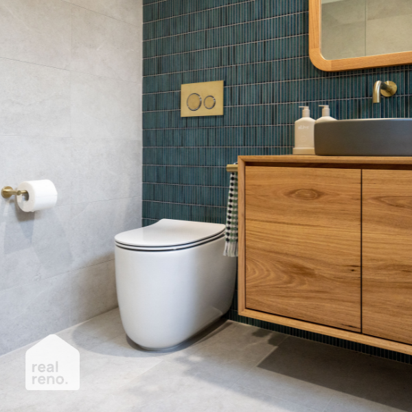 Studio Bagno Milady Rimless Wall Faced Toilet Suite Gloss White - The Blue Space Real Reno