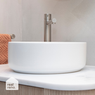 ADP Margot Above Counter Basin Matte White at The Blue Space Real Reno