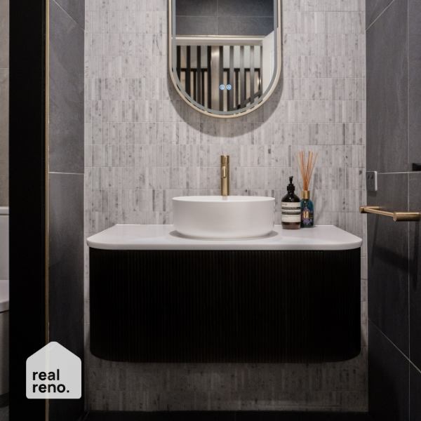 Phoenix Vivid Slimline Hand Towel Rail Brushed Gold