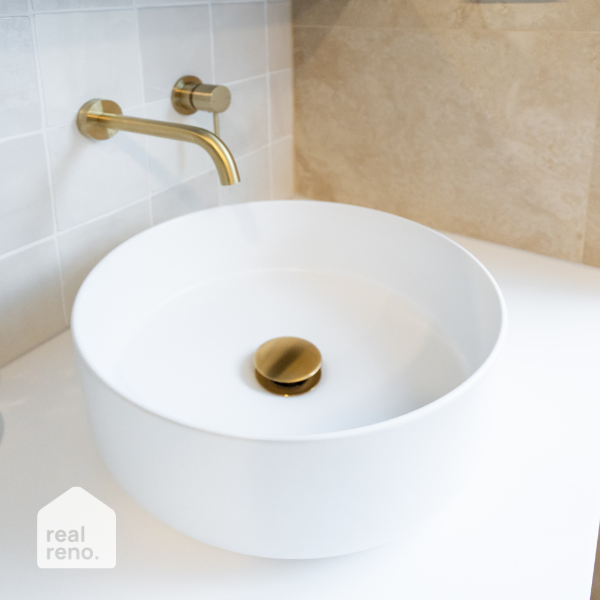 Phoenix Vivid Slimline Shower/Wall Mixer 60mm Backplate Brushed Gold