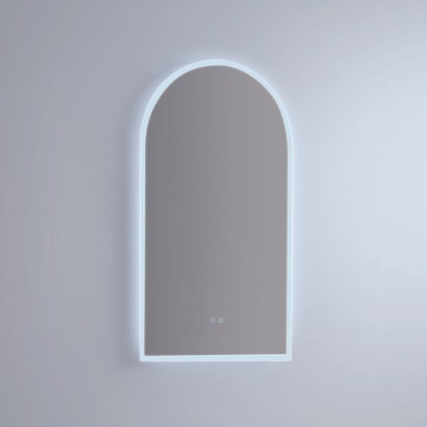 Remer Arch frameless LED smart mirror 500mm - The Blue Space