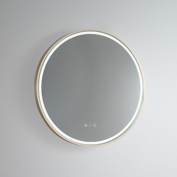 Remer Sphere Aluminium Frame 600mm Brushed Brass - The Blue Space