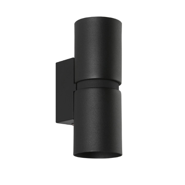 Eglo Passa GU10 Wall Light Natural White - Black