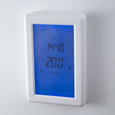 Radiant Touchscreen Thermostat - White Vertical | The Blue Space