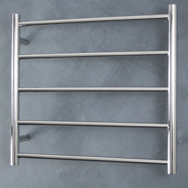 Radiant Round 5 Bar Non Heated Rail Polished Stainless Steel - The Blue Space