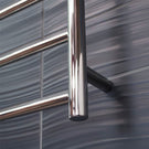 Radiant Round 7 Bar Non-Heated Rail 800mmx1130mm Polished Stainless Steel - The Blue Space