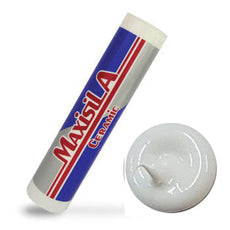 Maxisil A – Ceramic Silicone A46 Snow White Carton of 20 - Tile and Bath Co