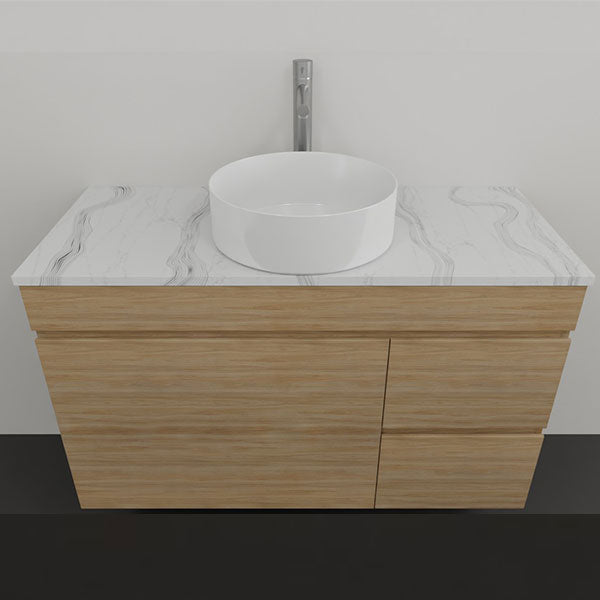 Timberline Bargo Wall Hung Vanity with Silksurface Top & Basin