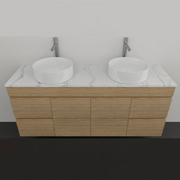Timberline Bargo Wall Hung Vanity with Silksurface Top & Basin