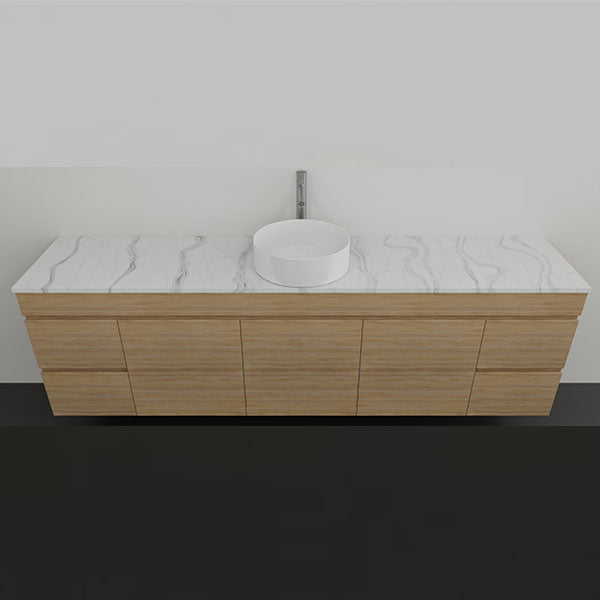 Timberline Bargo Wall Hung Vanity with Silksurface Top & Basin