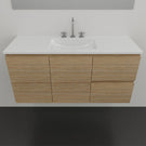 Timberline Florida Ensuite Wall Hung Vanity with Ceramic Top 1000 | The Blue Space