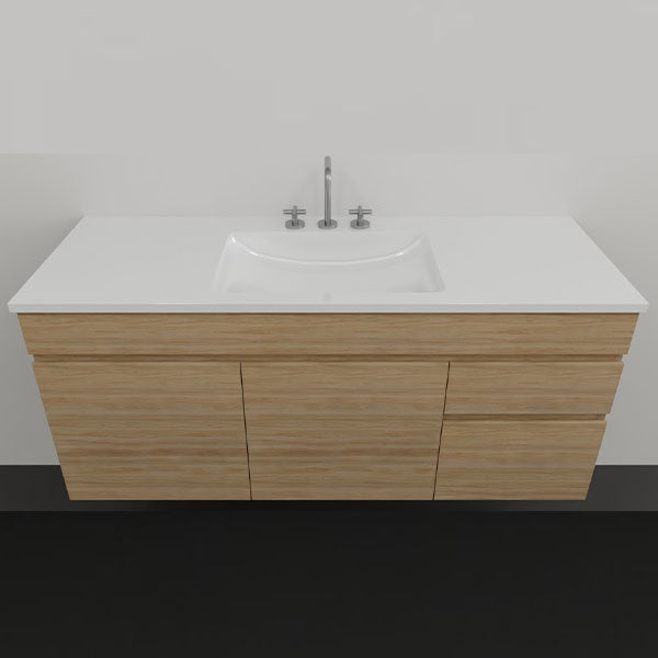 Timberline Indiana Wall Hung Vanity with Alpha Ceramic Top