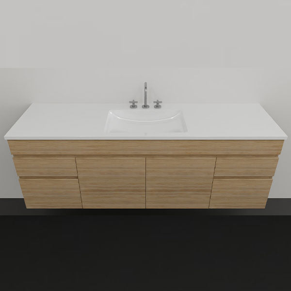 Timberline Indiana Wall Hung Vanity with Alpha Ceramic Top