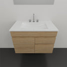 Timberline Indiana Wall Hung Vanity with Alpha Ceramic Top 750 | The Blue Space