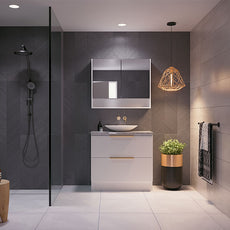 Timberline Nevada Plus Floor Standing Vanity with Above Counter Basin - Online at The Blue Space