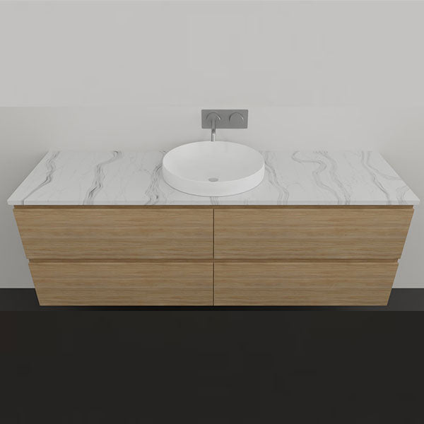 Timberline Nevada Plus Wall Hung Vanity with Above Counter Basin 1500 | The Blue Space
