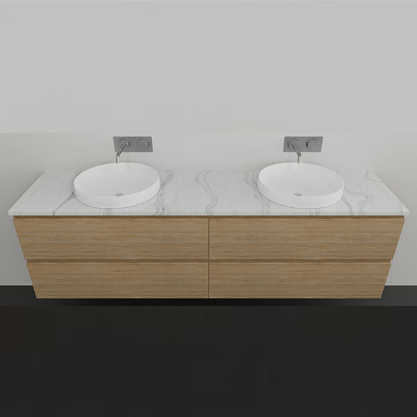 Timberline Nevada Plus Wall Hung Vanity with Above Counter Basin 1800D | The Blue Space