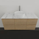 Timberline Nevada Wall Hung Vanity with Stone & Above Counter Basin 1200 | The Blue Space