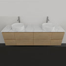 Timberline Nevada Wall Hung Vanity with Stone & Above Counter Basin 1800D | The Blue Space