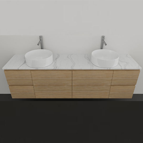 Timberline Nevada Wall Hung Vanity with SilkSurface Top & Above Counter Basin